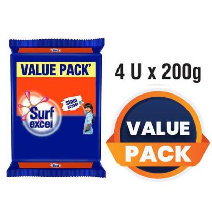Picture of Surf Excel Detergent Bar - 4 X 200 Grams