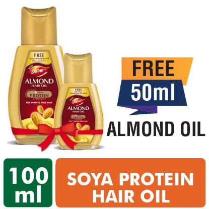 Picture of Dabur - Almond Hair Oil - 100 ml + 50 ml FREE
