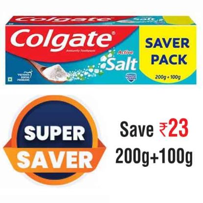 Picture of Combo - Active Salt - Colgate - 200g + 100g