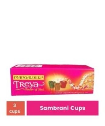 Picture of Sambrani Cups - 3 in 1 - Mangaldeep - Treya - 3N