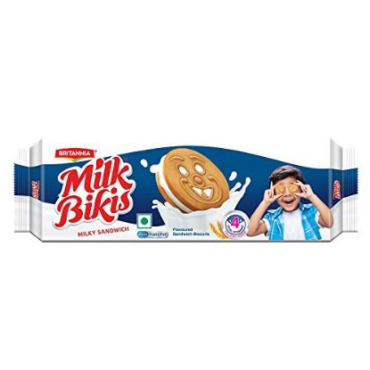 Picture of Milk Bikis - Milky Sandwich - Cream Biscuits - Britannia  - 200g