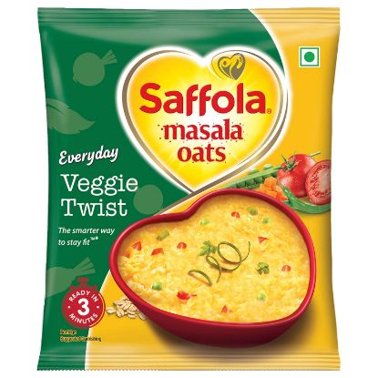 Picture of Saffola - Veggie Twist - Masala Oats - 38g