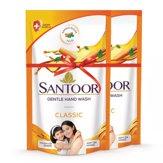 Picture of Classic - Santoor Hand wash - Refill - 1+1