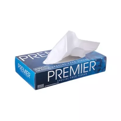 Picture of Paper Face Tissues - Premier - 50 Pulls