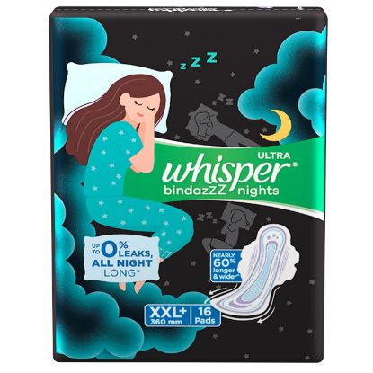 Picture of Whisper Black  - XXL+ - 16 Pads
